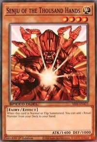 Senju of the Thousand Hands: Speed Duel Decks: Match of the Millennium