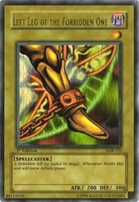 Left Leg of the Forbidden One: The Legend of Blue Eyes White Dragon