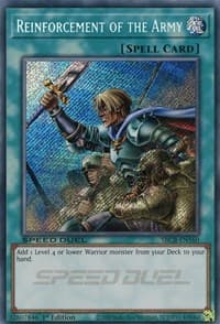 Reinforcement of the Army (Secret): Speed Duel: Battle City Box