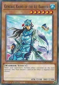General Raiho of the Ice Barrier: Structure Deck: Freezing Chains
