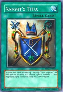 Knight's Title (Reshef of Destruction) (Secret Rare): Yu-Gi-Oh! Video Game Promotional Cards