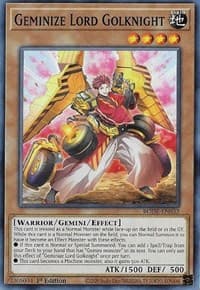 Geminize Lord Golknight: Burst of Destiny