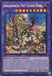 Amazoness Pet Liger King: 25th Anniversary Tin: Dueling Heroes Mega Pack