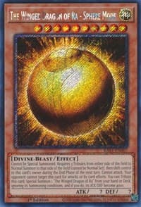 The Winged Dragon of Ra - Sphere Mode (Platinum Secret Rare): 25th Anniversary Rarity Collection