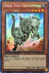 Fossil Dyna Pachycephalo (Secret Rare): Speed Duel GX: Midterm Destruction