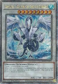 Trishula, Dragon of the Ice Barrier (Quarter Century Secret Rare): 25th Anniversary Rarity Collection II