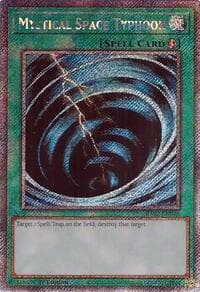 Mystical Space Typhoon (Platinum Secret Rare): 25th Anniversary Rarity Collection II