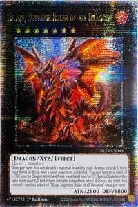 Blaze, Supreme Ruler of all Dragons (Quarter Century Secret Rare): Battles of Legend: Terminal Revenge