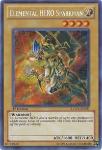 Elemental HERO Sparkman (Alternate Art): Legendary Collection 2