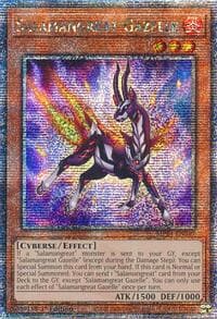 Salamangreat Gazelle (Quarter Century Secret Rare): 25th Anniversary Tin: Dueling Mirrors