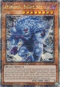 Danger! Bigfoot! (Alternate Art) (Quarter Century Secret Rare): Quarter Century Bonanza