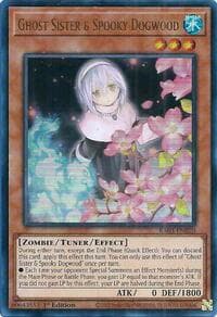 Ghost Sister & Spooky Dogwood (Alternate Art) (UR): Quarter Century Bonanza