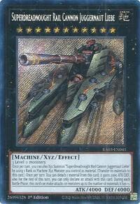 Superdreadnought Rail Cannon Juggernaut Liebe (Secret Rare): Quarter Century Bonanza