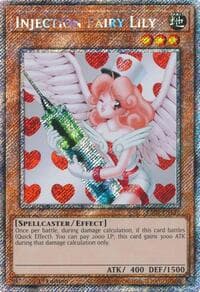 Injection Fairy Lily (Platinum Secret Rare): Quarter Century Bonanza