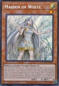 Maiden of White (Secret Rare): Structure Deck: Blue-Eyes White Destiny