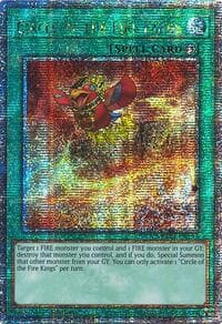Circle of the Fire Kings (Quarter Century Secret Rare): Quarter Century Stampede