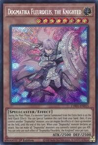 Dogmatika Fleurdelis, the Knighted (Secret Rare): THE CHRONICLES DECK: The Fallen & The Virtuous (All-Foil Edition)