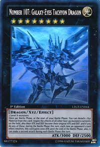 Number 107: Galaxy-Eyes Tachyon Dragon (Ghost Rare): Lord of the Tachyon Galaxy