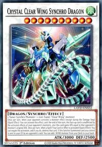 Crystal Clear Wing Synchro Dragon: Legendary Arc-V Decks