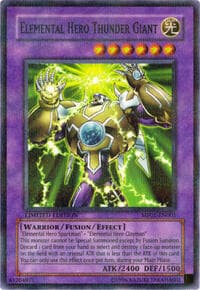 Elemental Hero Thunder Giant: Mattel Action Figure Promos: Series 1