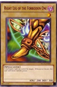 Right Leg of the Forbidden One (Red): Duelist League Promo
