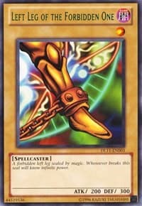 Left Leg of the Forbidden One (Green): Duelist League Promo