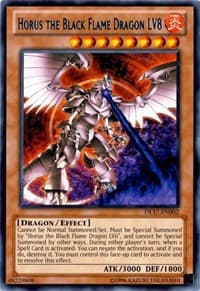 Horus the Black Flame Dragon LV8 (Blue): Duelist League Promo