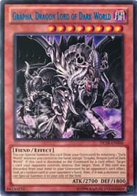 Grapha, Dragon Lord of Dark World (Blue): Duelist League Promo